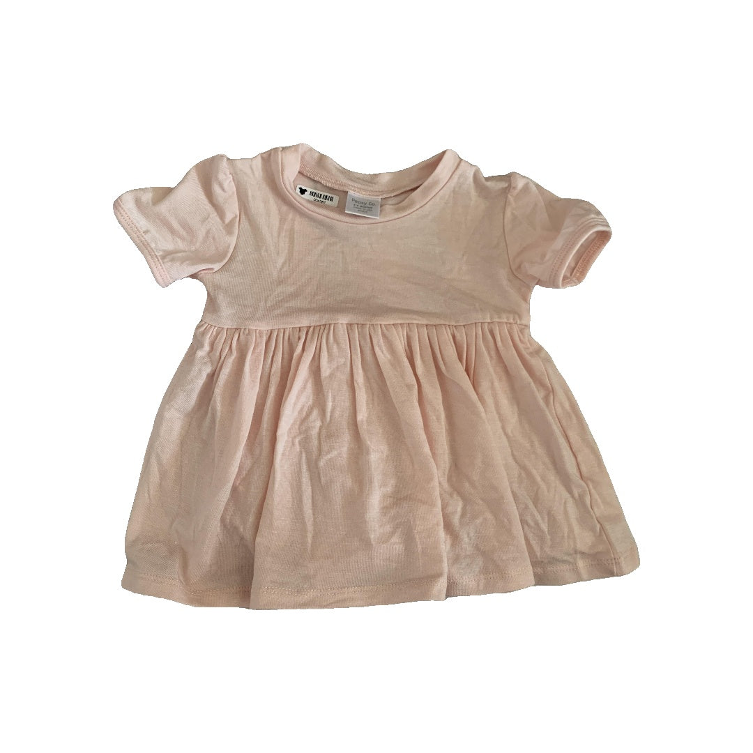 Peasy Girls pink Dress Size: 6-9 months pink