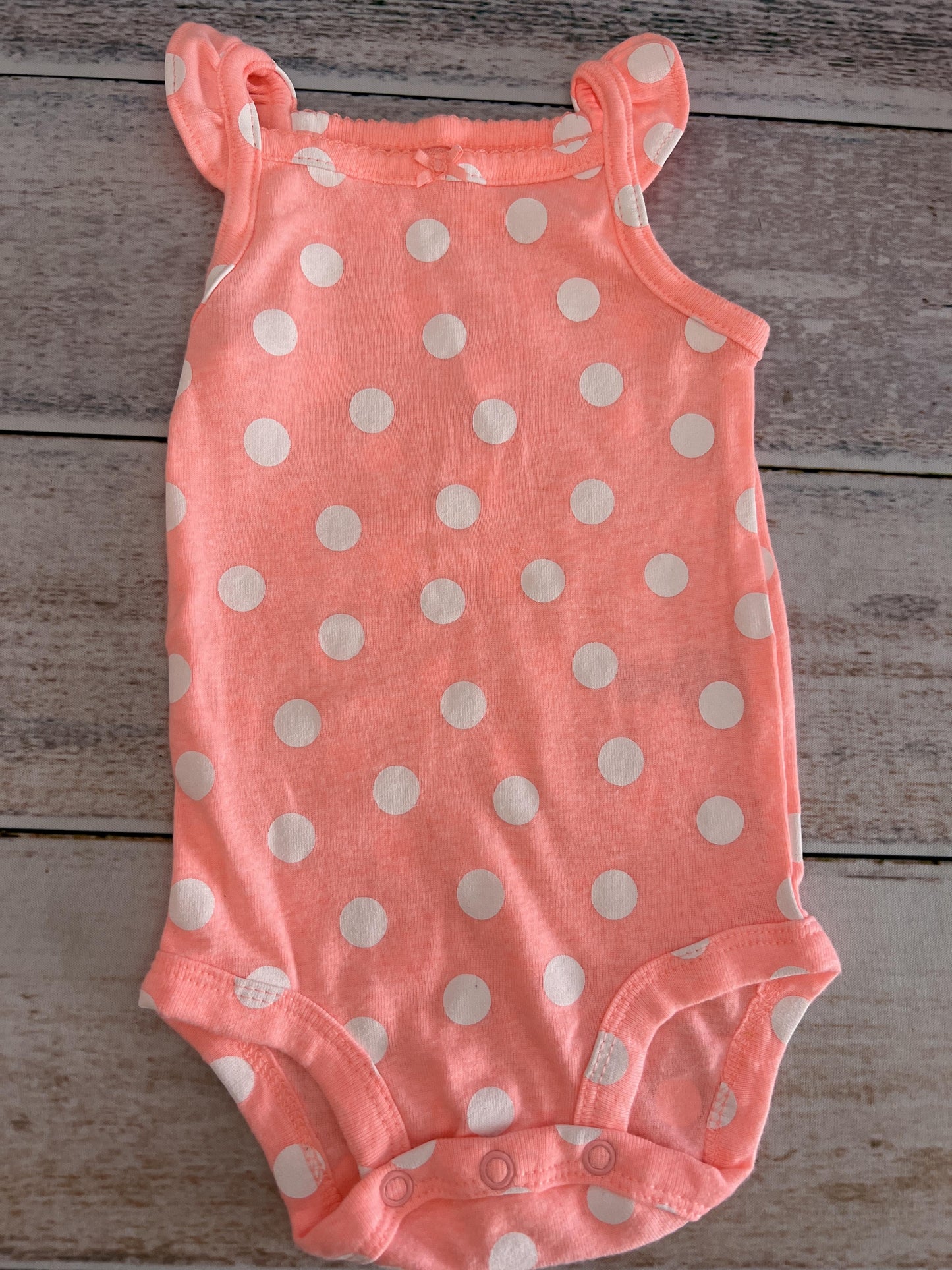 Carters Girls pink Onesie Size: 3 months pink