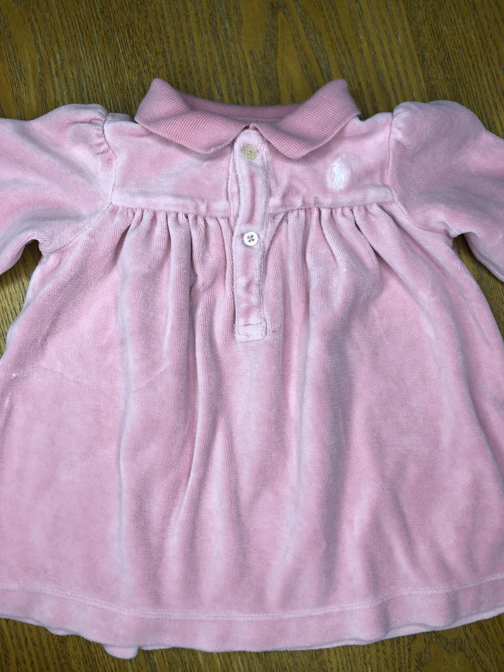 Ralph Lauren Girls pink Dress Size: 3-6 months pink