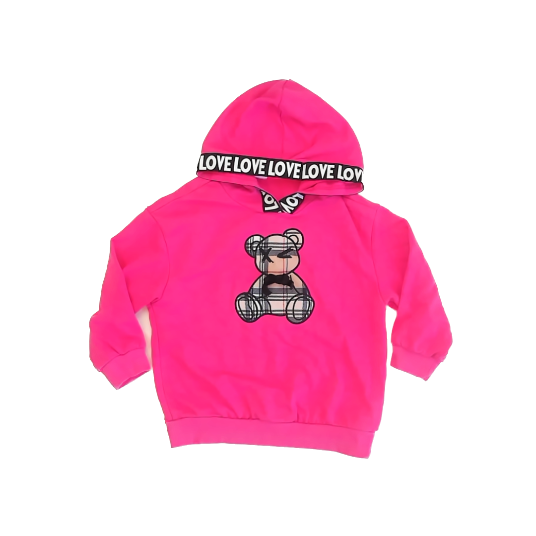 Shein Girls Pink Sweatshirt Size: 5T Pink