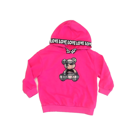 Shein Girls Pink Sweatshirt Size: 5T Pink