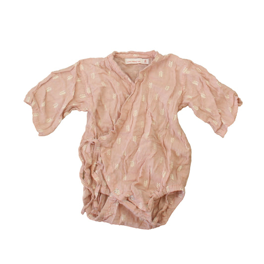 Lucky Wang NYC Girls Pink Onesie Size: 3 Months Pink