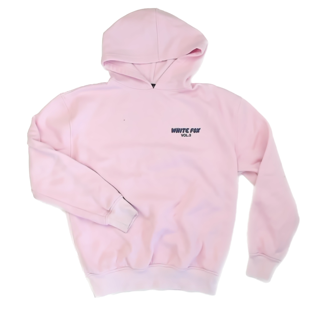 White Fox Girls Pink Hoodie Size: adult xxs/xs Pink