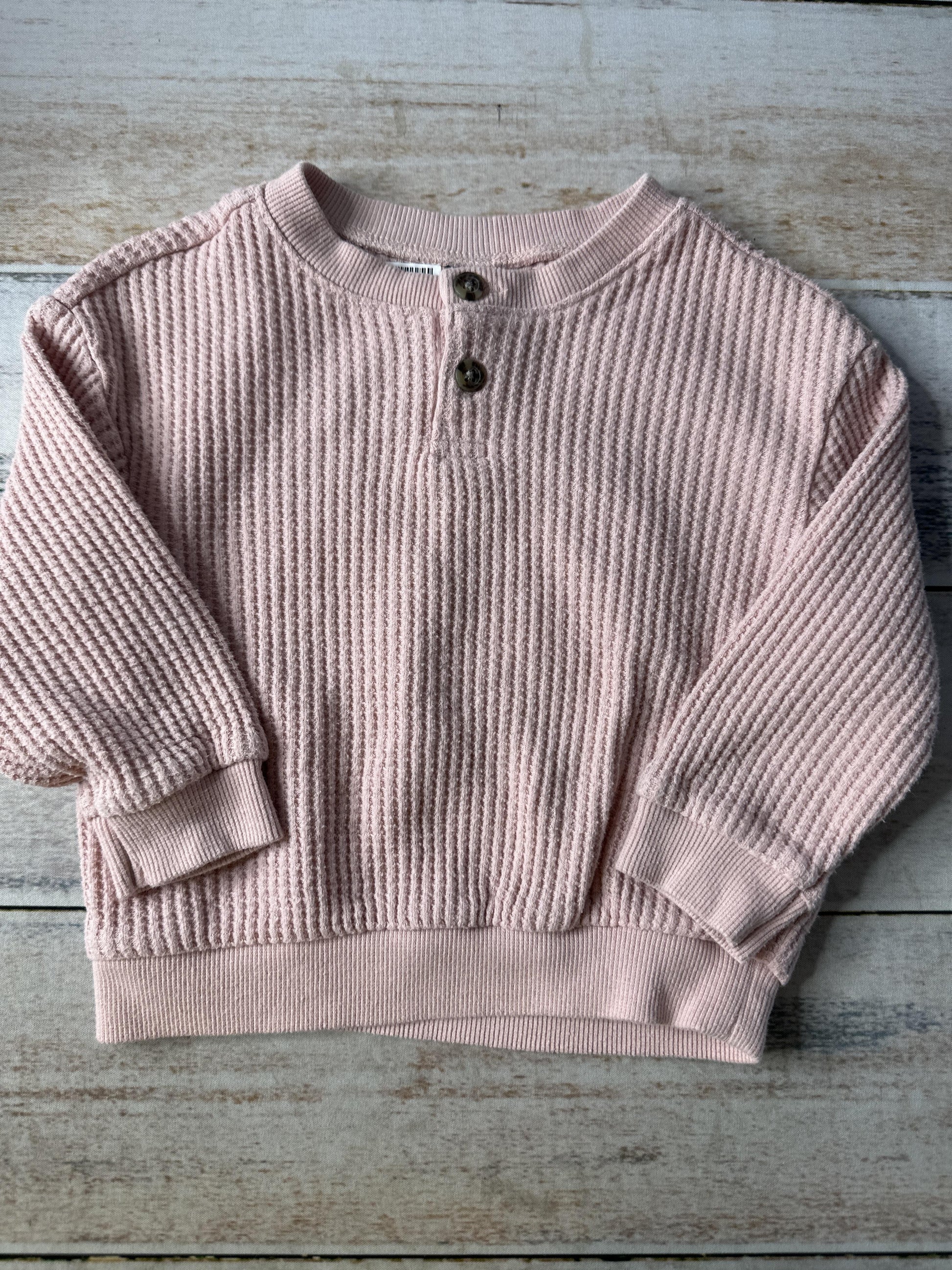 Old Navy Girls pink Long Sleeve T-Shirt Size: 12-18 months pink