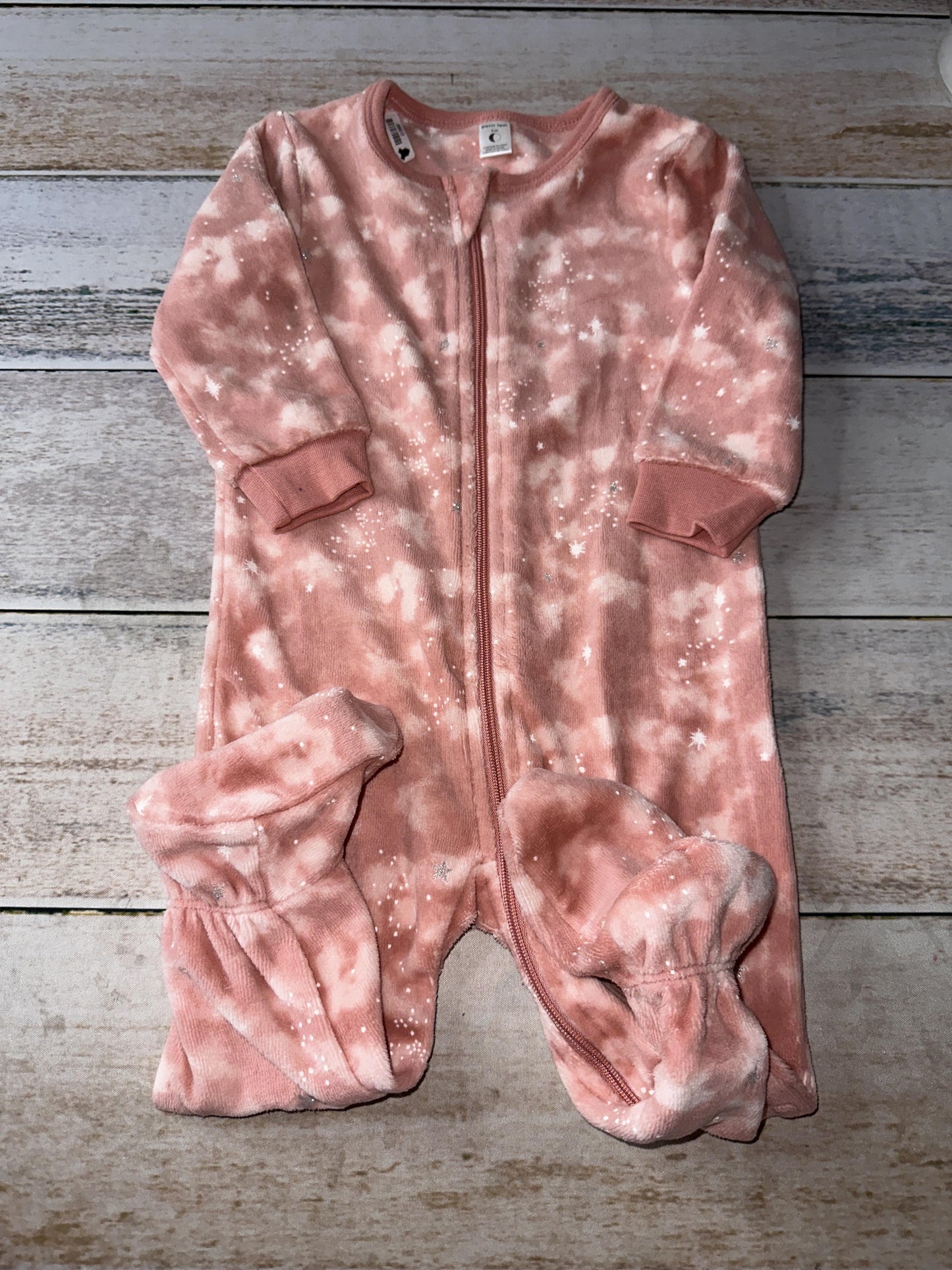 Petit Lemi Girls pink Pajamas Size: 9 months pink