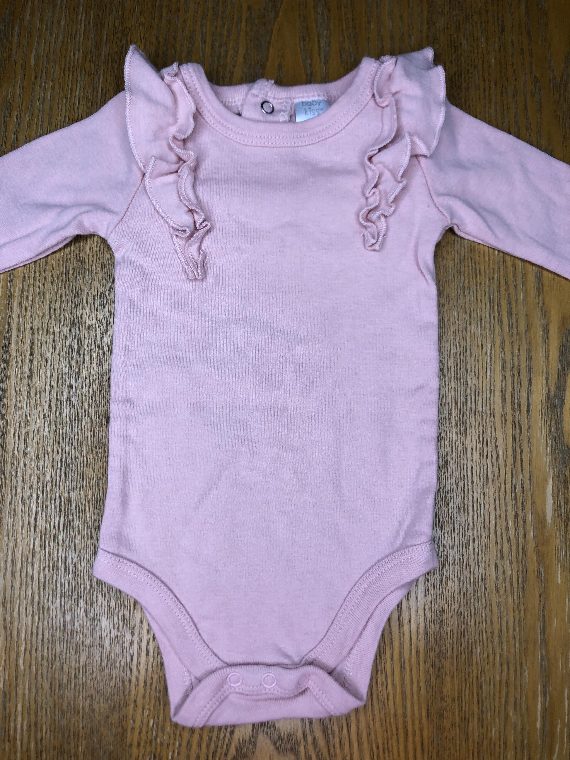 Baby Kiss Girls pink Onesie Size: 3-6 months pink