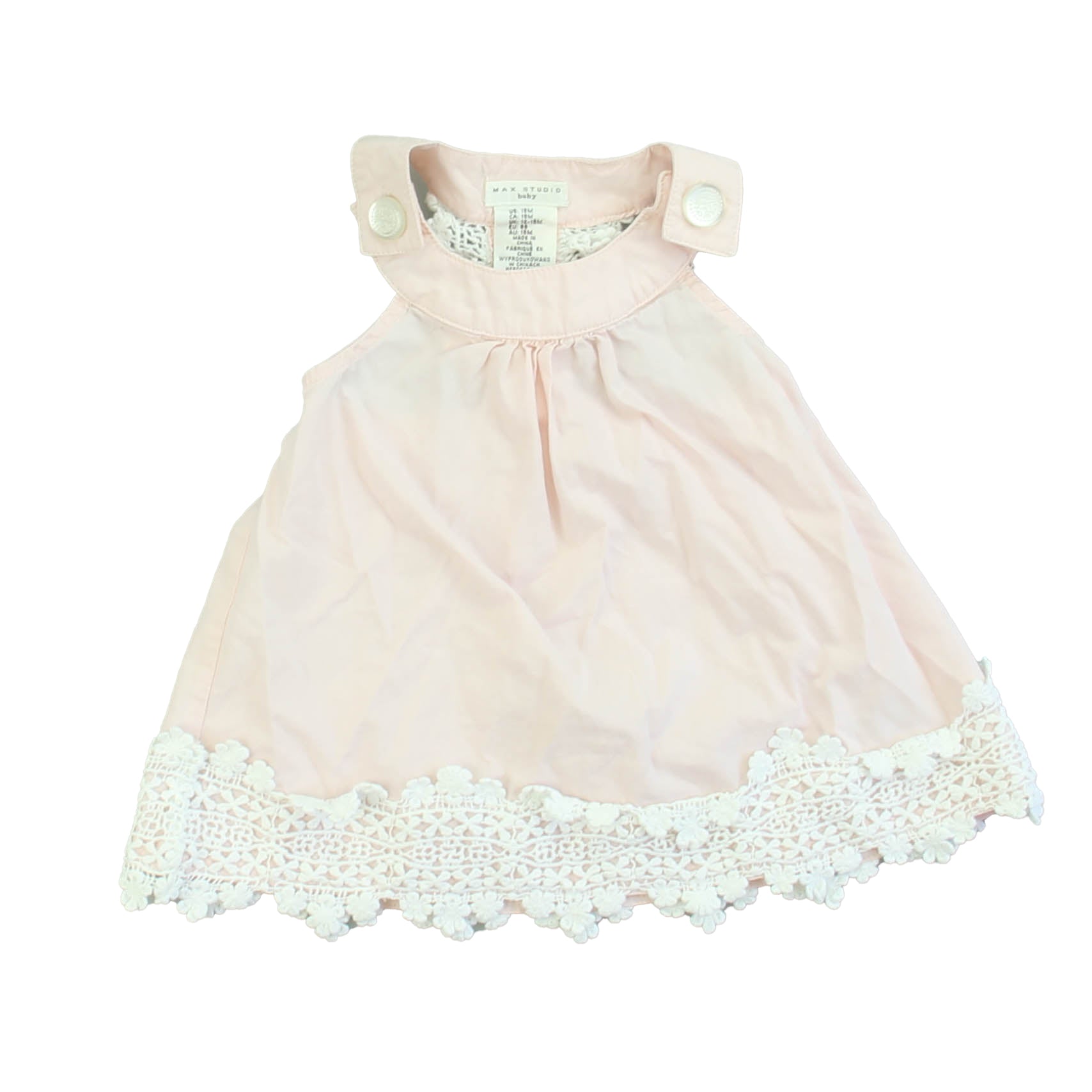 Max Studio Boys Pink Blouse Size: 18 Months Pink