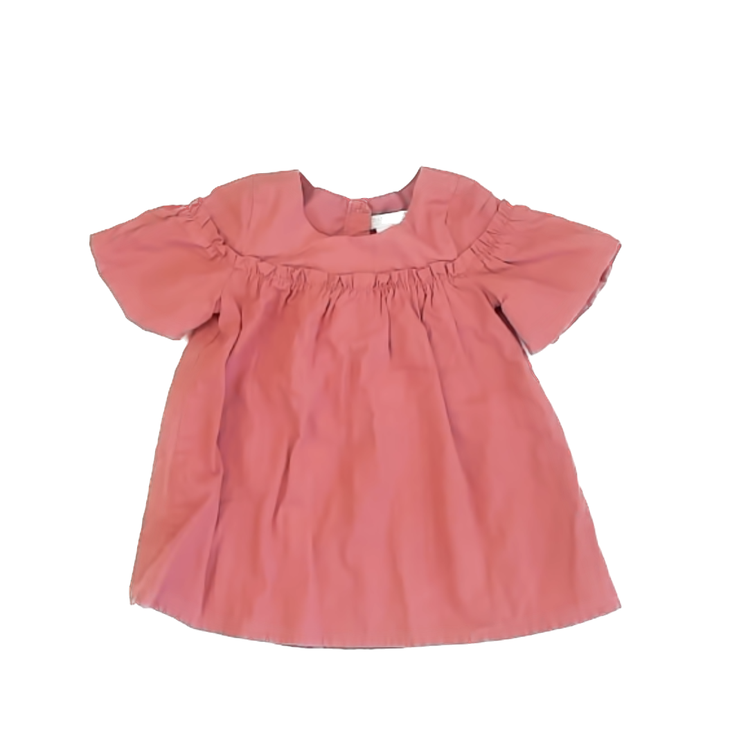 Rachel Zoe Girls Pink Short Sleeve Shirt Size: XS (4) Pink