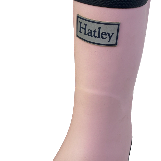 Hatley Girls Pink Rain Boots Size: 12 Little Kid Pink