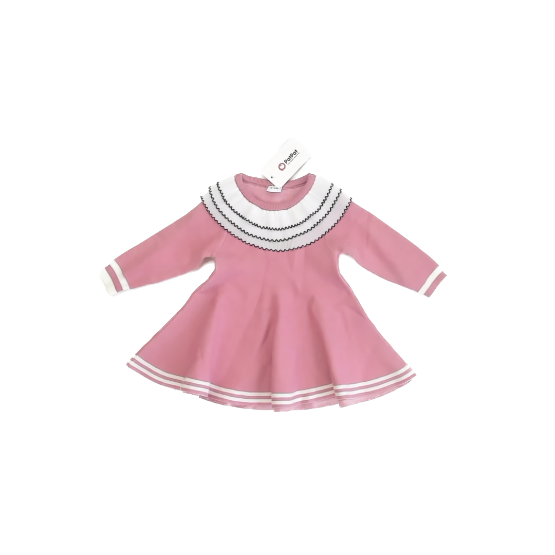 Pat Pat Girls Pink Dress Size: 0-3 Months Pink
