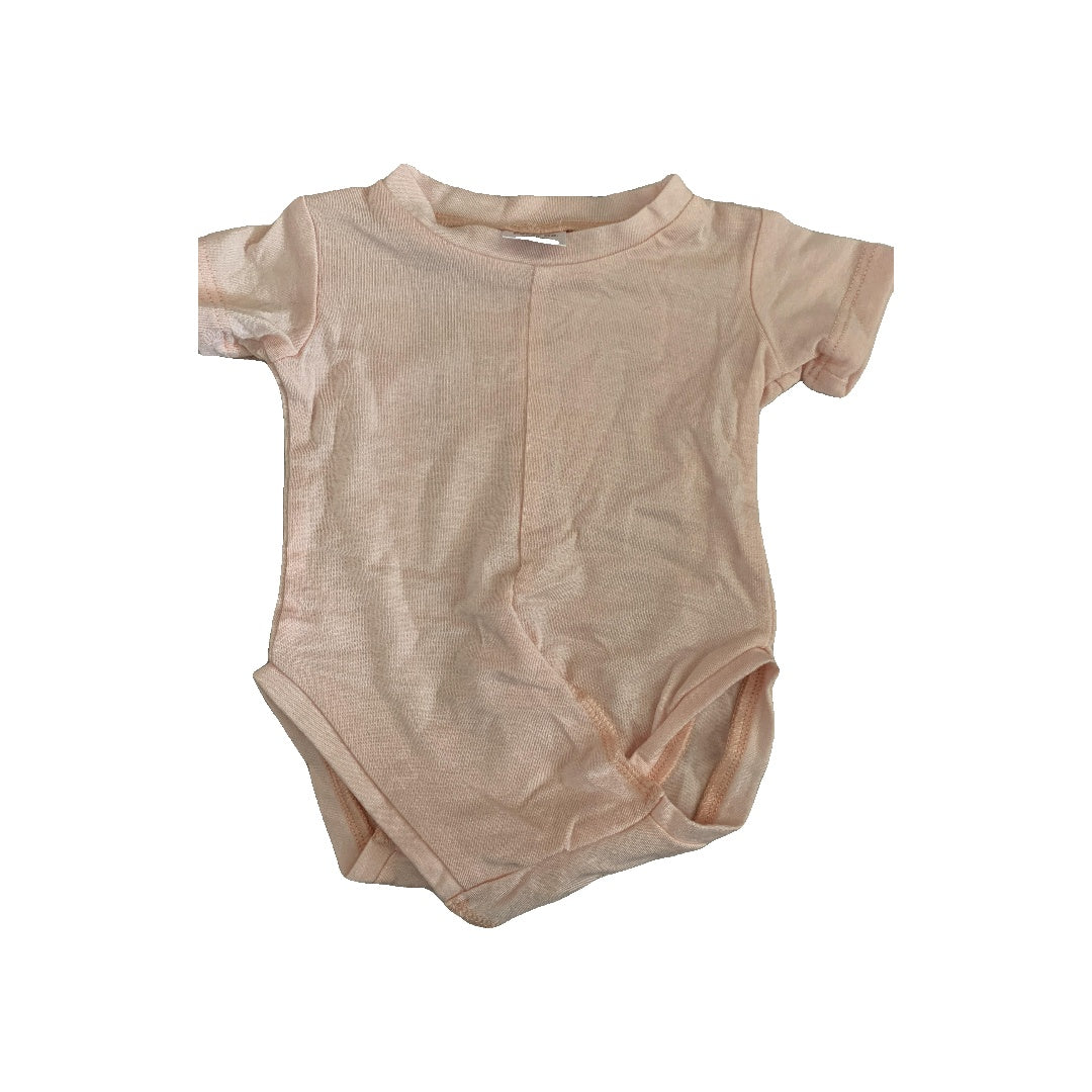 Peasy Girls pink Onesie Size: Newborn pink