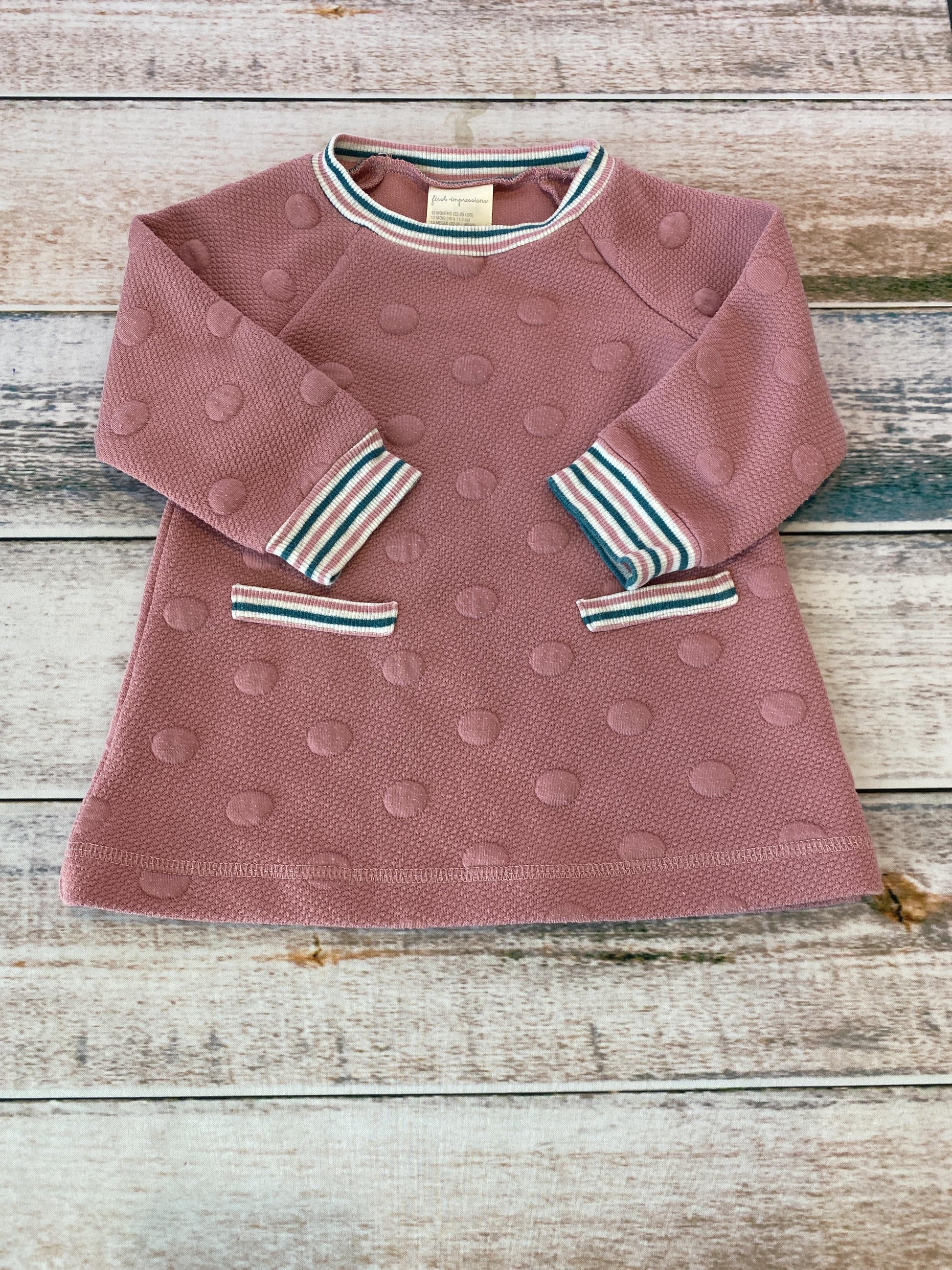 First Impressions Girls pink Dress Size: 12M pink