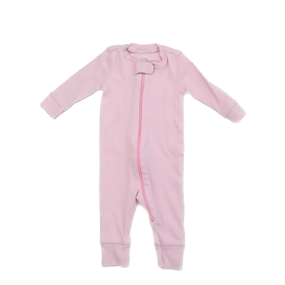 Primary Girls Pink 1-piece Non-footed Pajamas Size: 0-3 Months Pink