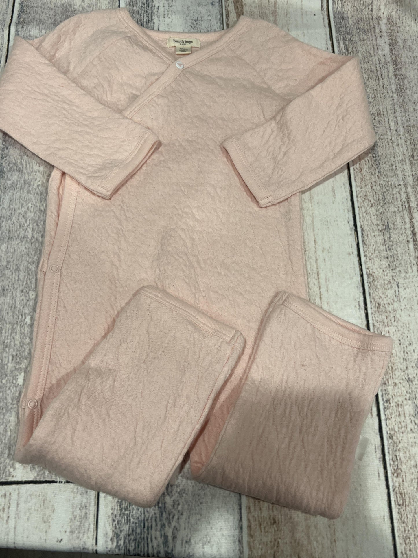 Burt's Bees Girls pink Long Sleeve Outfit Size: 12 months pink