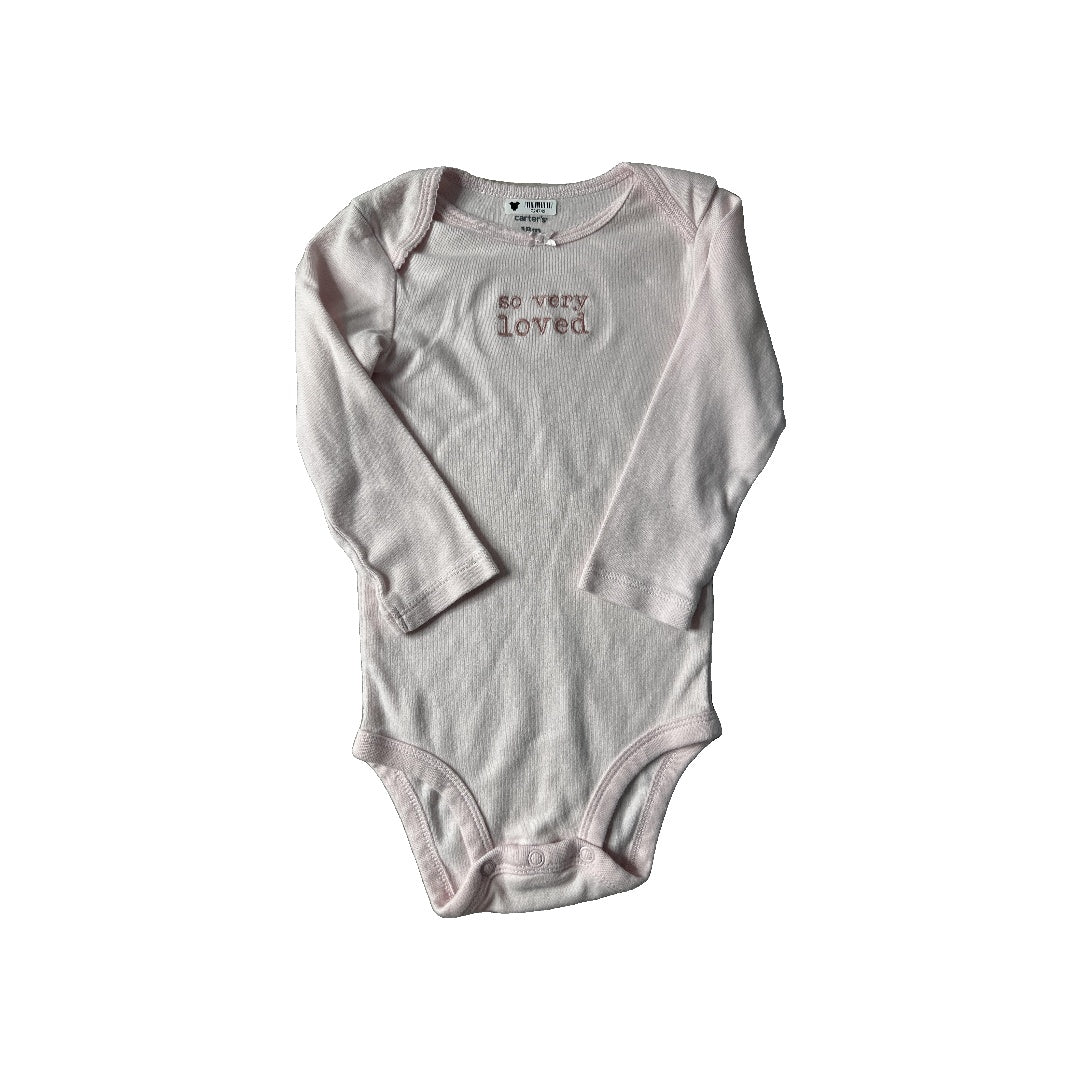 Carters Unisex pink Onesie Size: 18 months pink