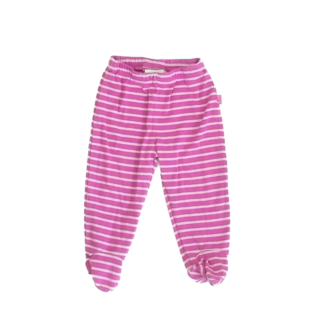 JoJo Maman Bebe Girls Pink Leggings Size: 6-12 Months Pink
