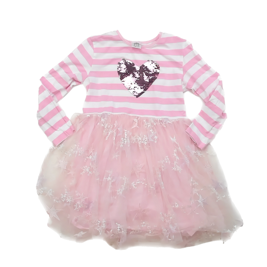 Unknown Girls Pink Dress Size: 9-10 Years Pink