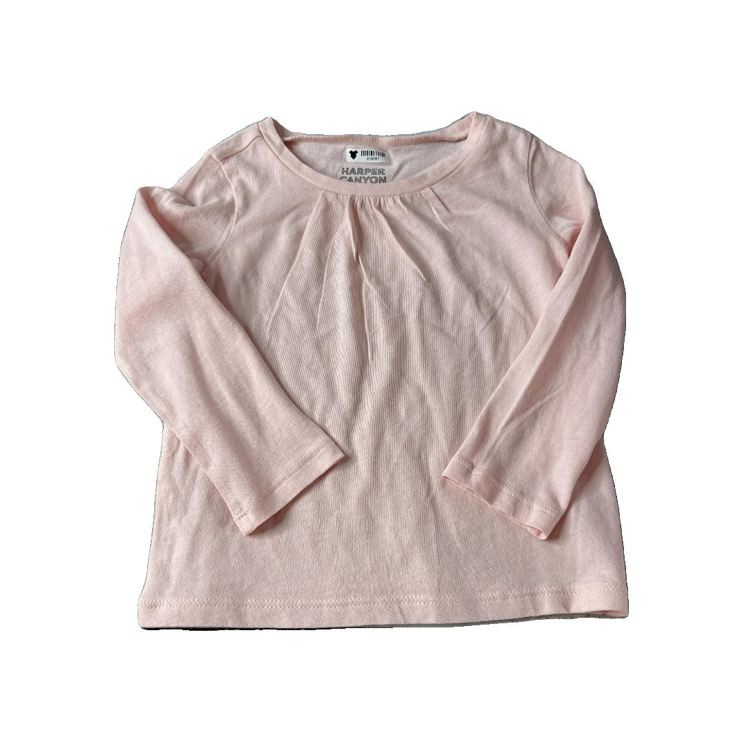 Harper Canyon Girls pink Long Sleeve Shirt Size: 18 months pink