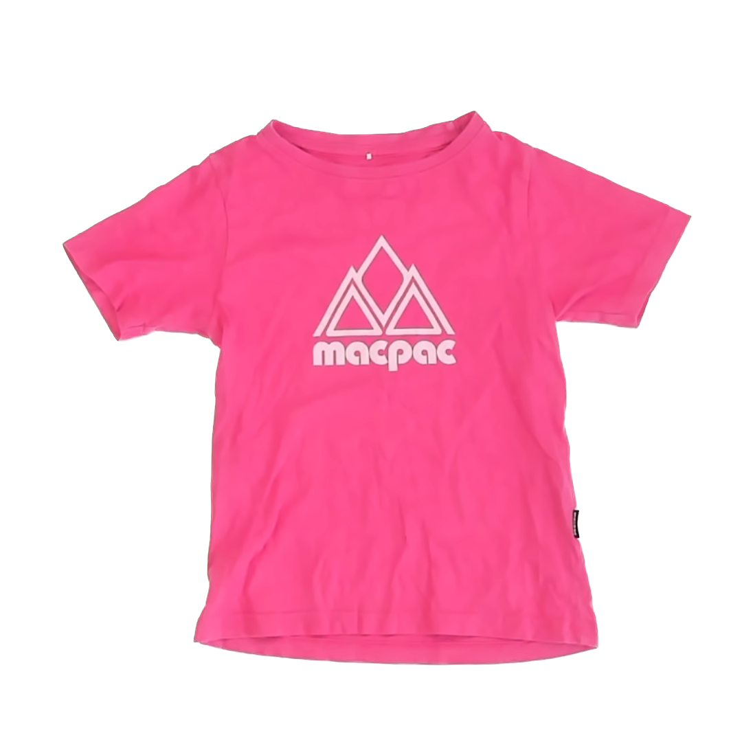 Macpac Girls Pink T-Shirt Size: 6 Years Pink