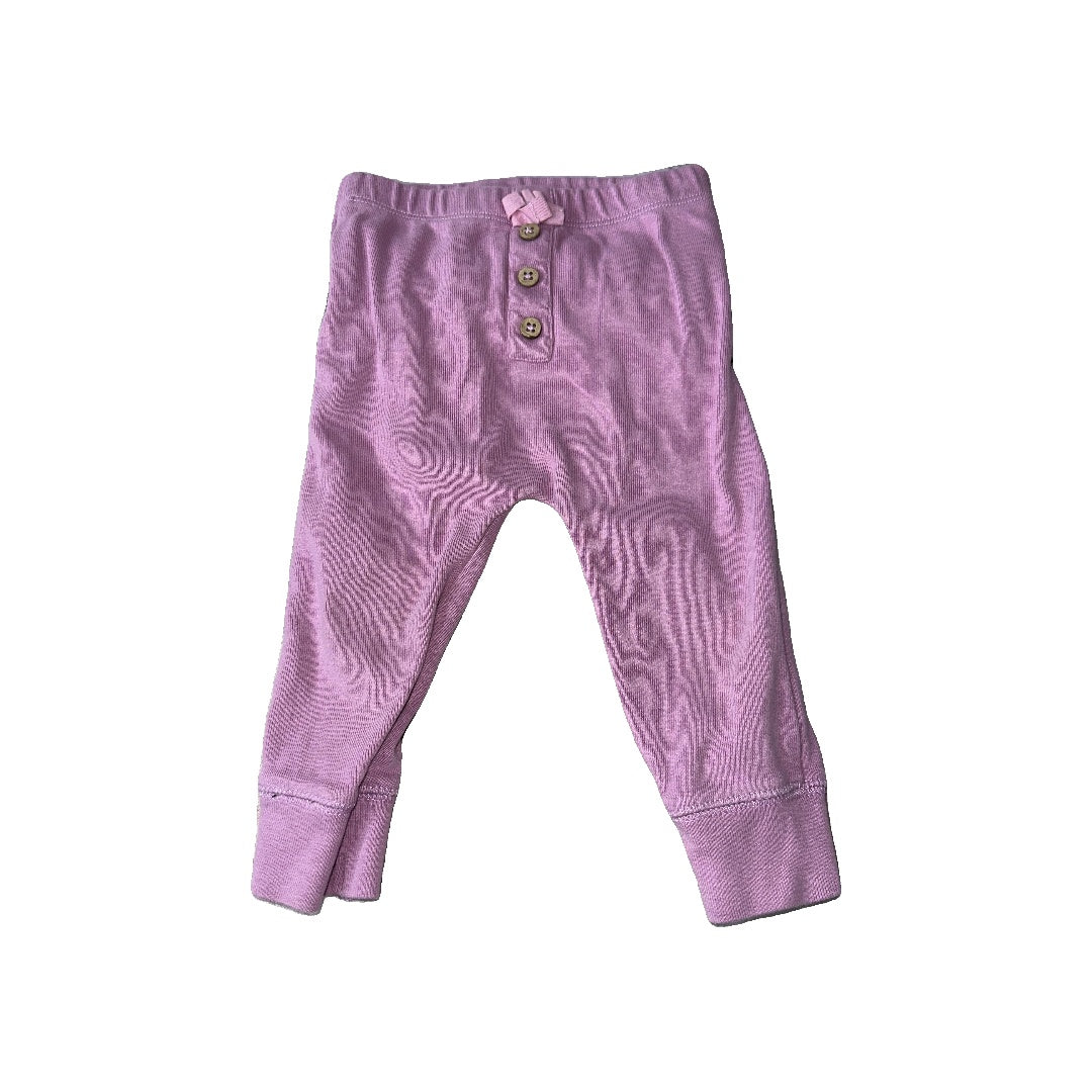 Oliver & Rain Girls pink Pants Size: 12M pink