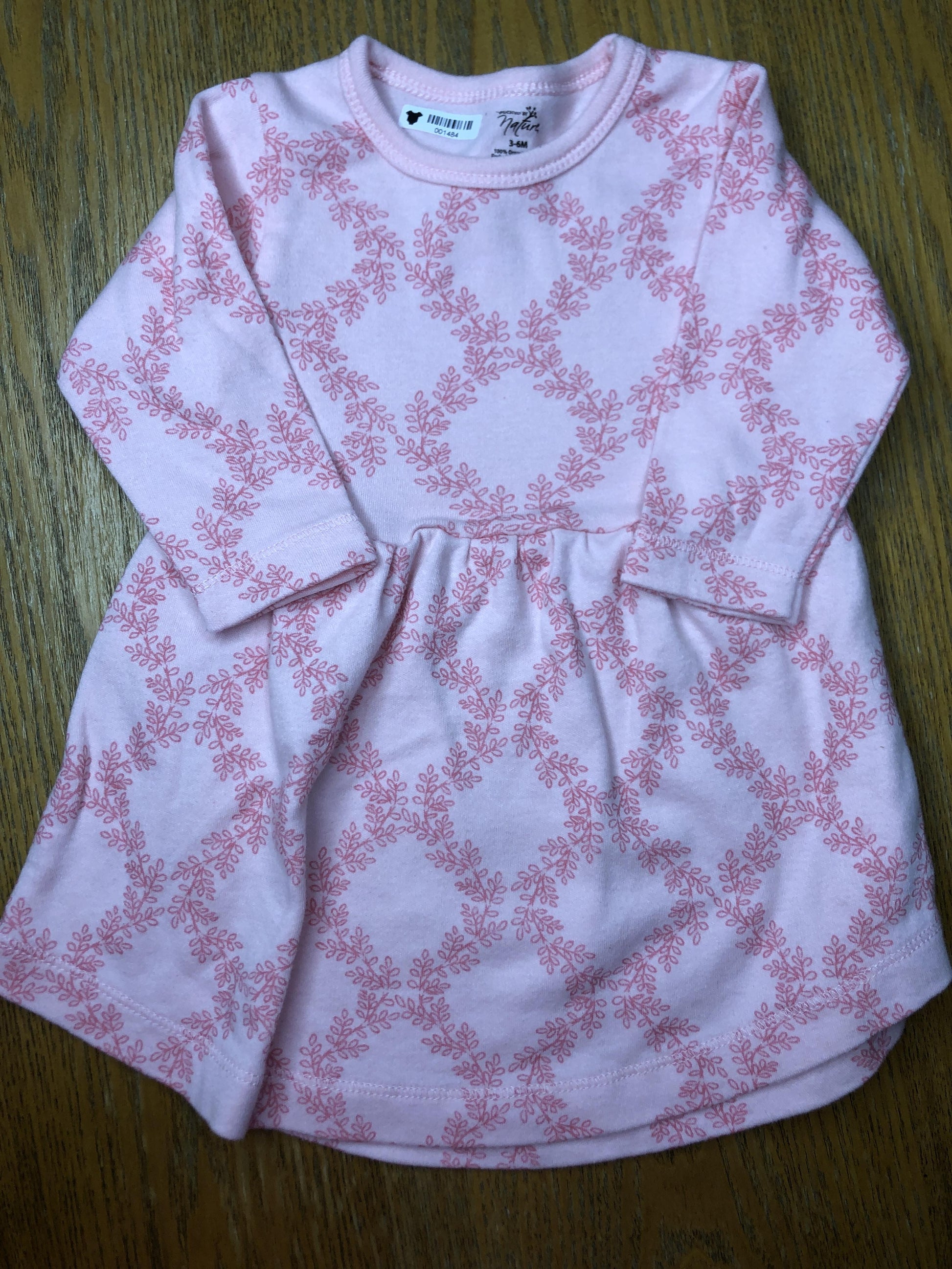 Touched by Nature Girls pink Dress Size: 3-6 months pink