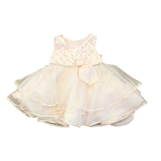 Rare Editions Girls Pink Special Occasion Dress Size: 12 Months Pink