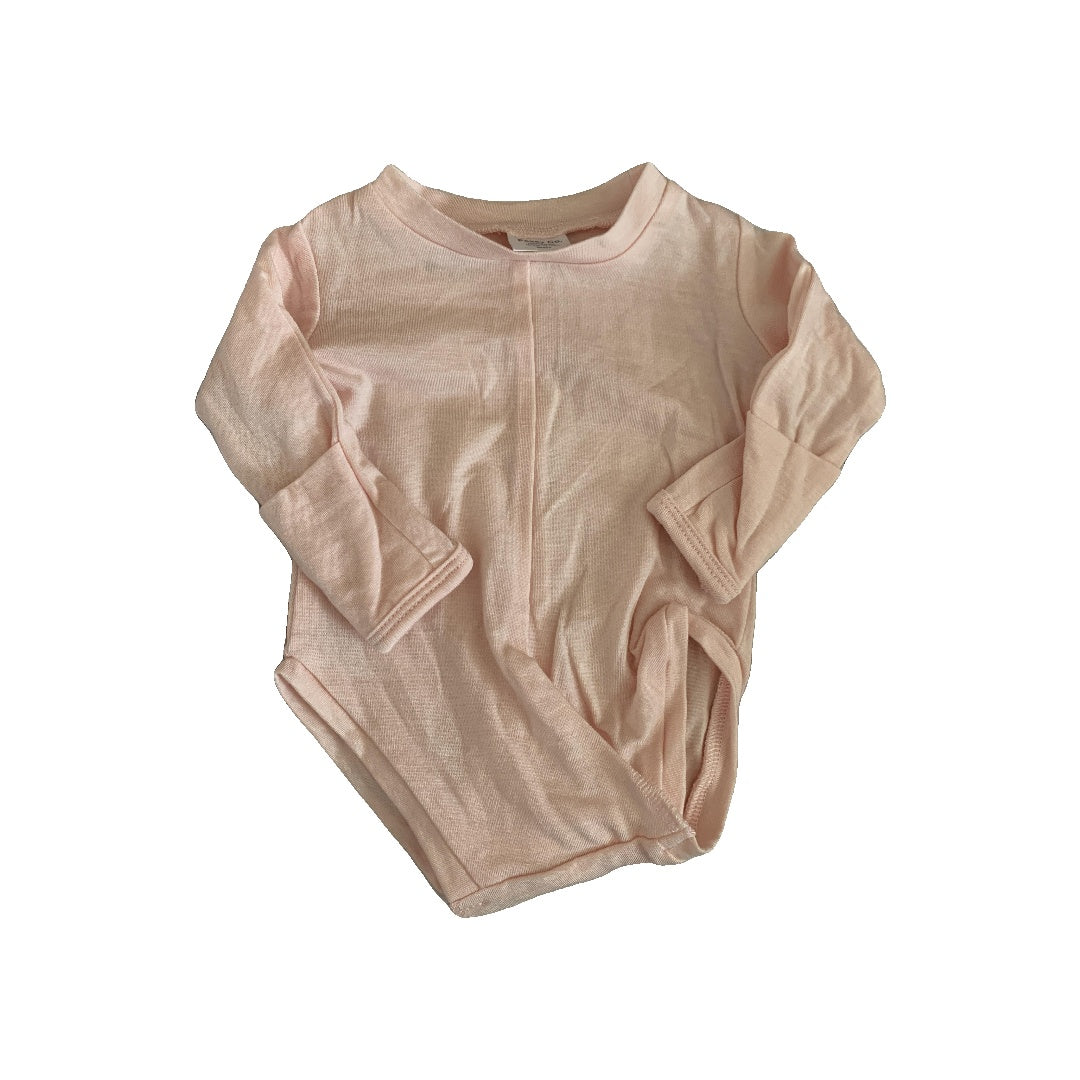 Peasy Girls pink Onesie Size: Newborn pink