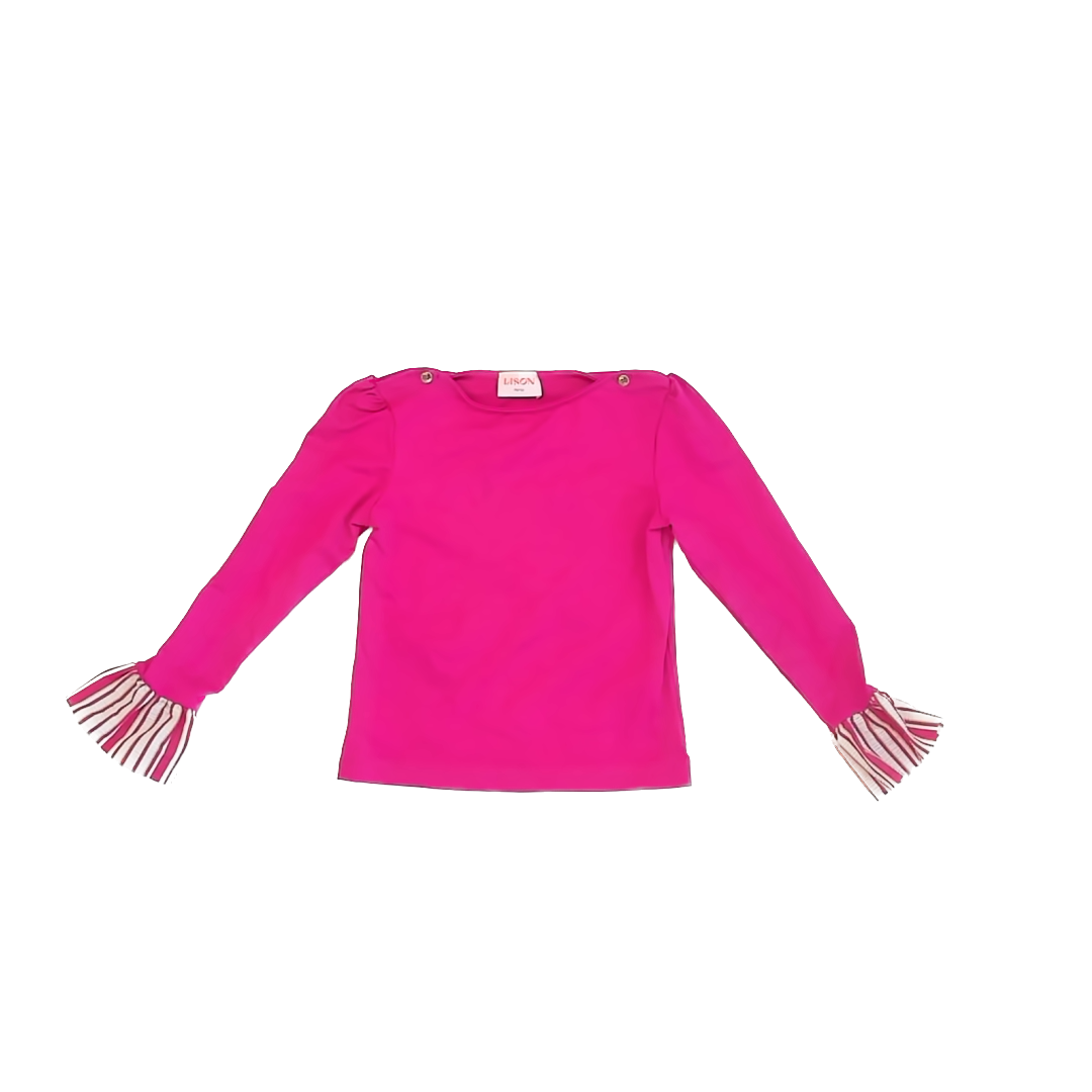 Lison Girls Pink Rashguard Size: 4T Pink