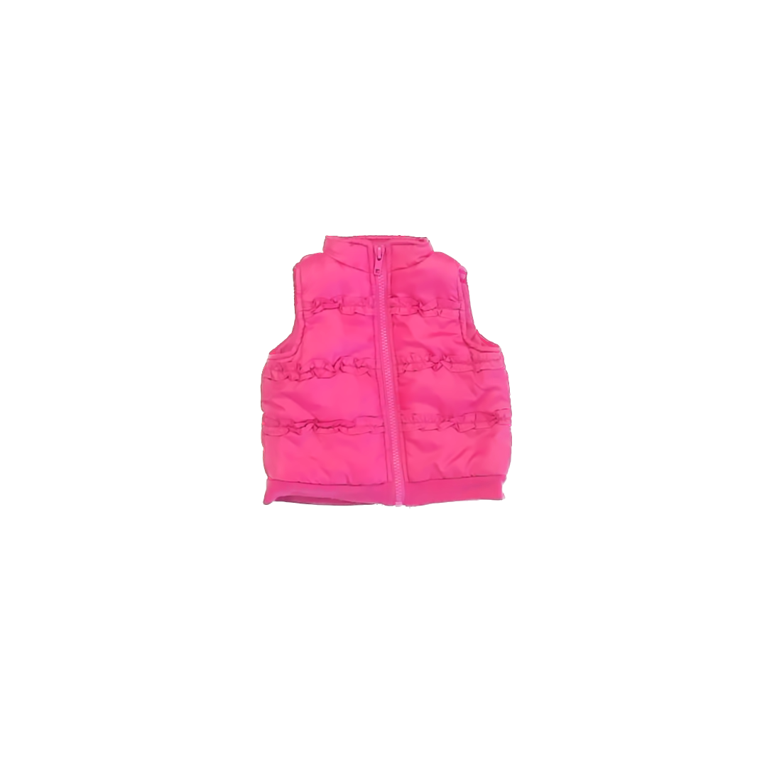 Babyworks Girls Pink Vest Size: 3-6 Months Pink