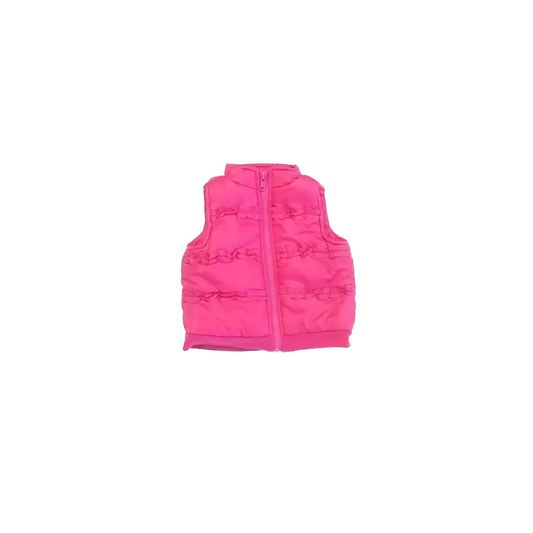 Babyworks Girls Pink Vest Size: 3-6 Months Pink