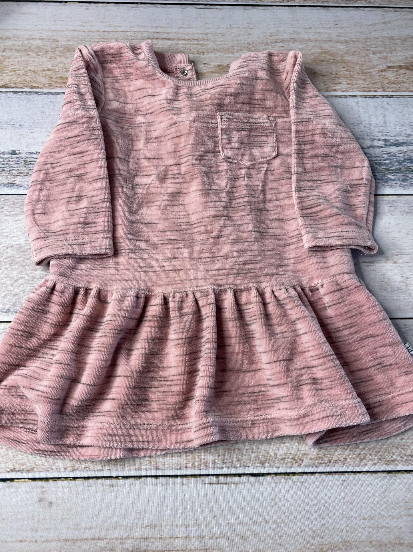Petit Lemi Girls pink Dress Size: 9 months pink