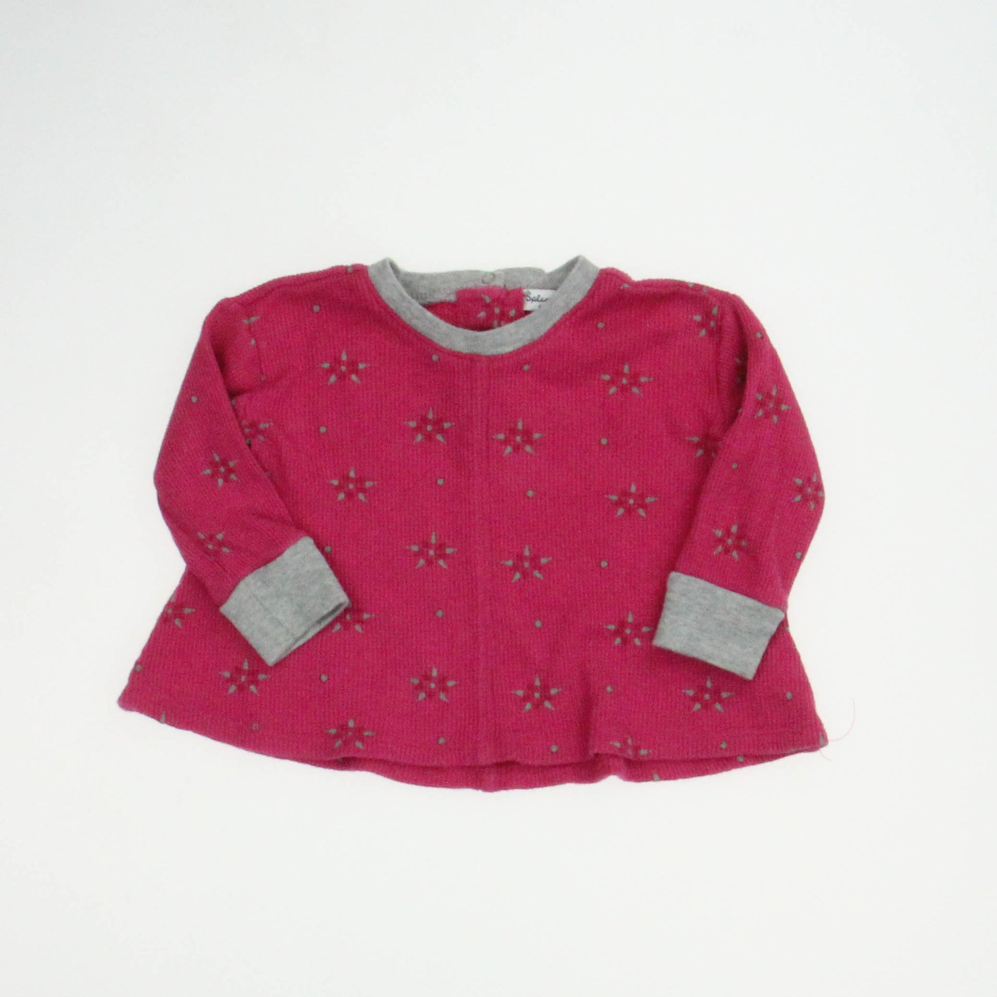 Splendid Girls Pink Long Sleeve Shirt Size: 6-12 Months Pink
