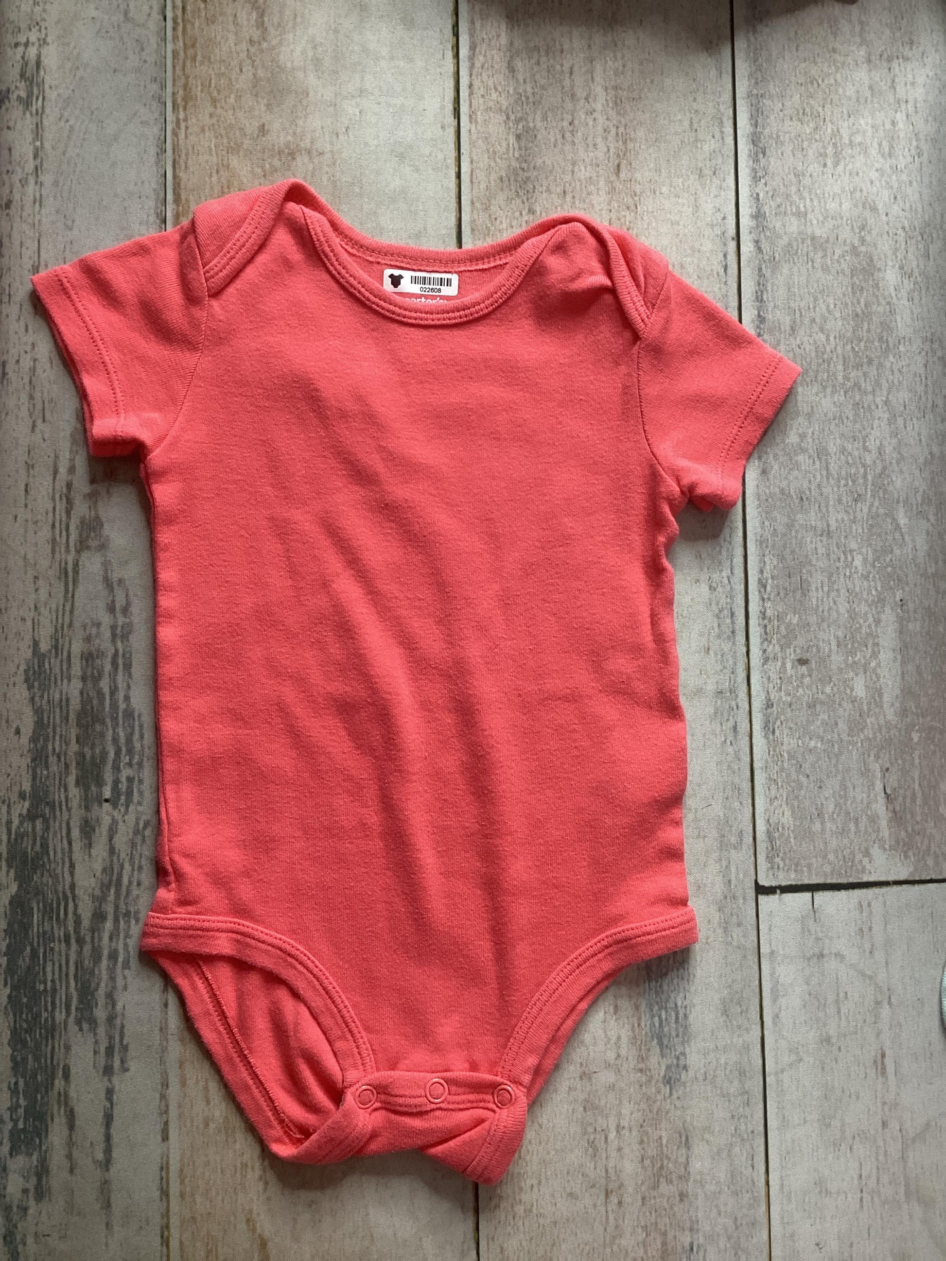 Girls pink Button Down Short Sleeve Size: 12 months pink
