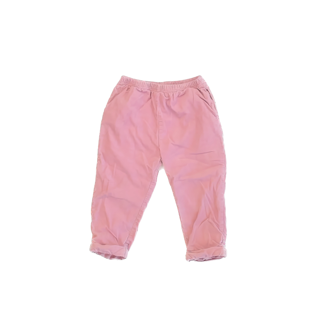 Ralph Lauren Girls Pink Corduroy Pants Size: 24 Months Pink