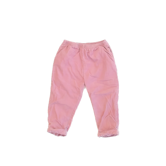 Ralph Lauren Girls Pink Corduroy Pants Size: 24 Months Pink