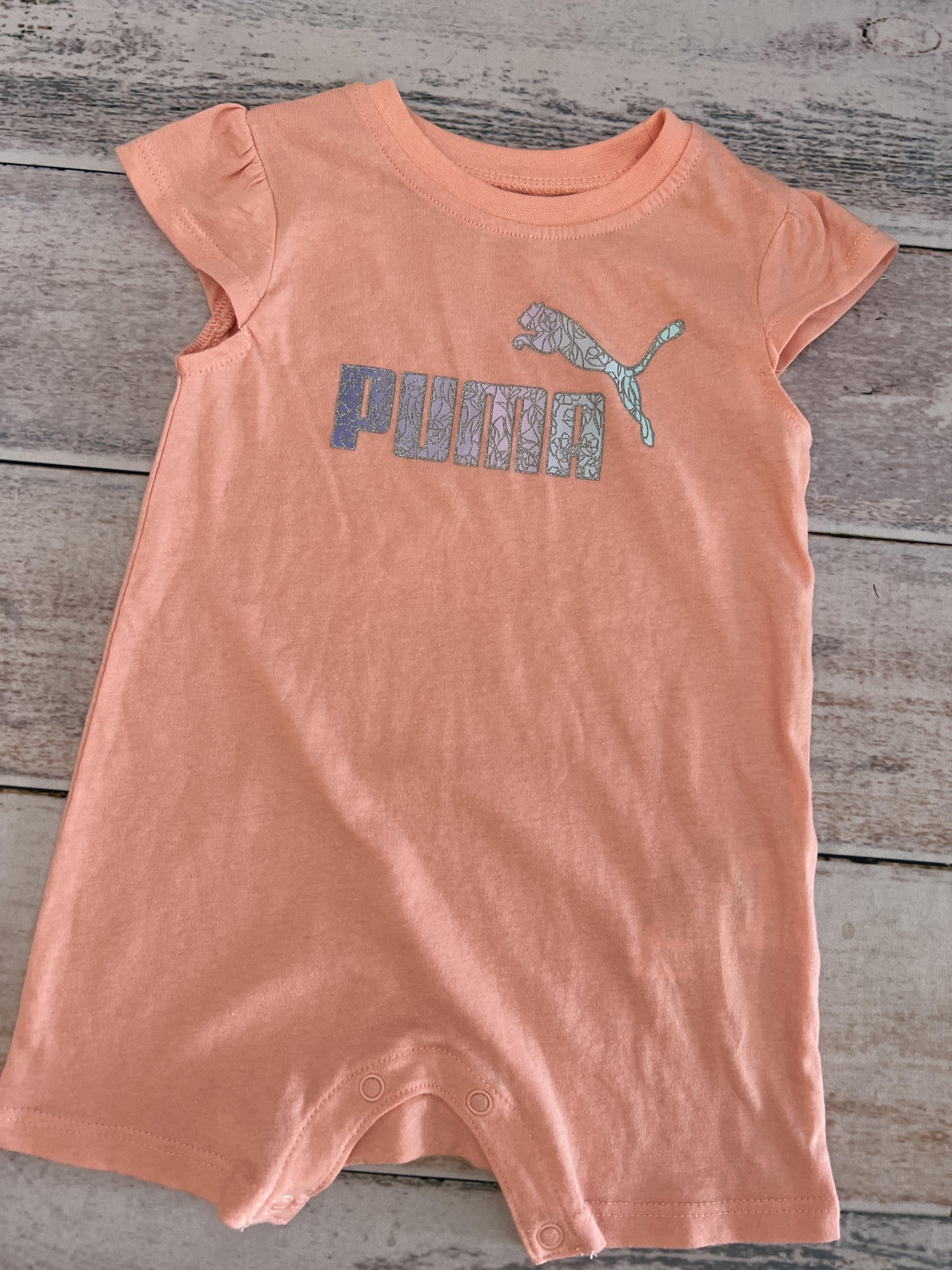 Puma Girls pink Romper Size: 6-9 months pink