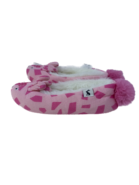 Joules Girls Pink Slippers Size: Toddler 9-10 Pink