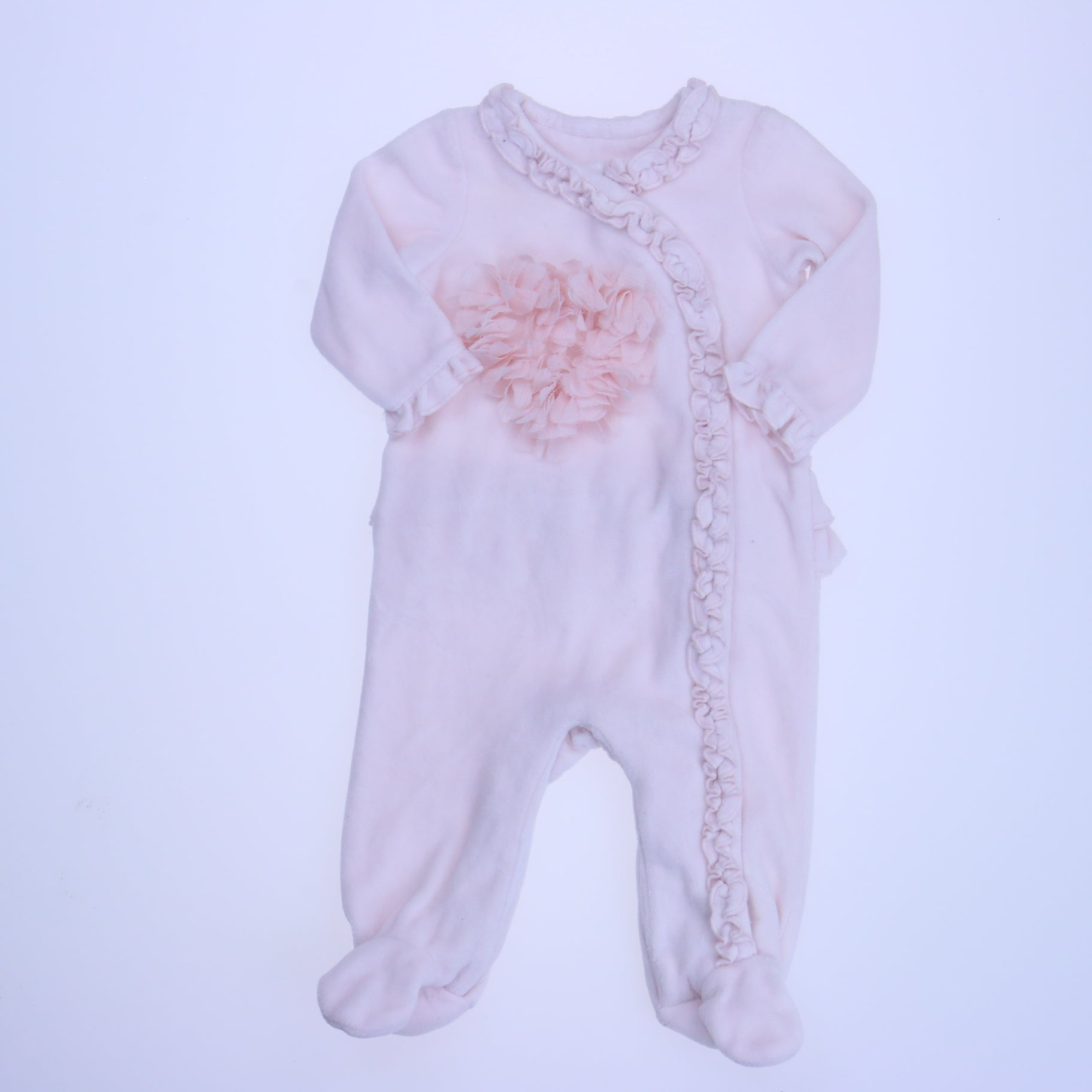 Bloomies Baby Girls Pink Long Sleeve Outfit Size: 3 Months Pink