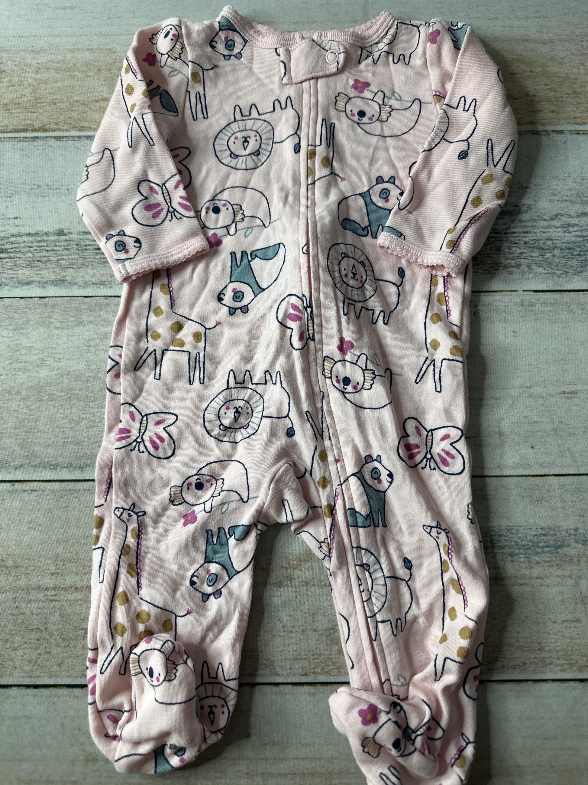 Cloud Island Unisex pink Pajamas Size: 3-6 months pink