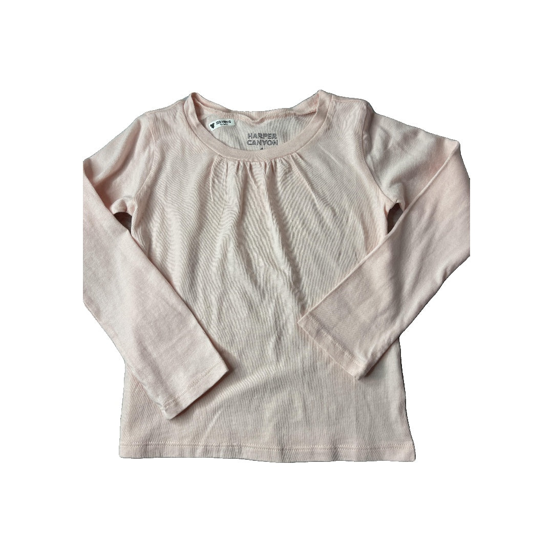 Harper Canyon Girls pink Long Sleeve T-Shirt Size: 4T pink