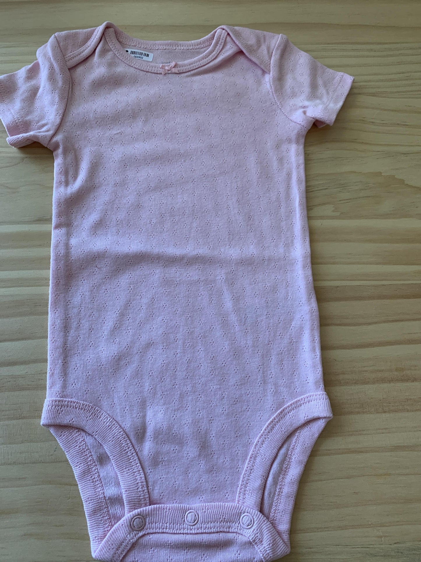 Carters Girls pink Onesie Size: 6-9 months pink