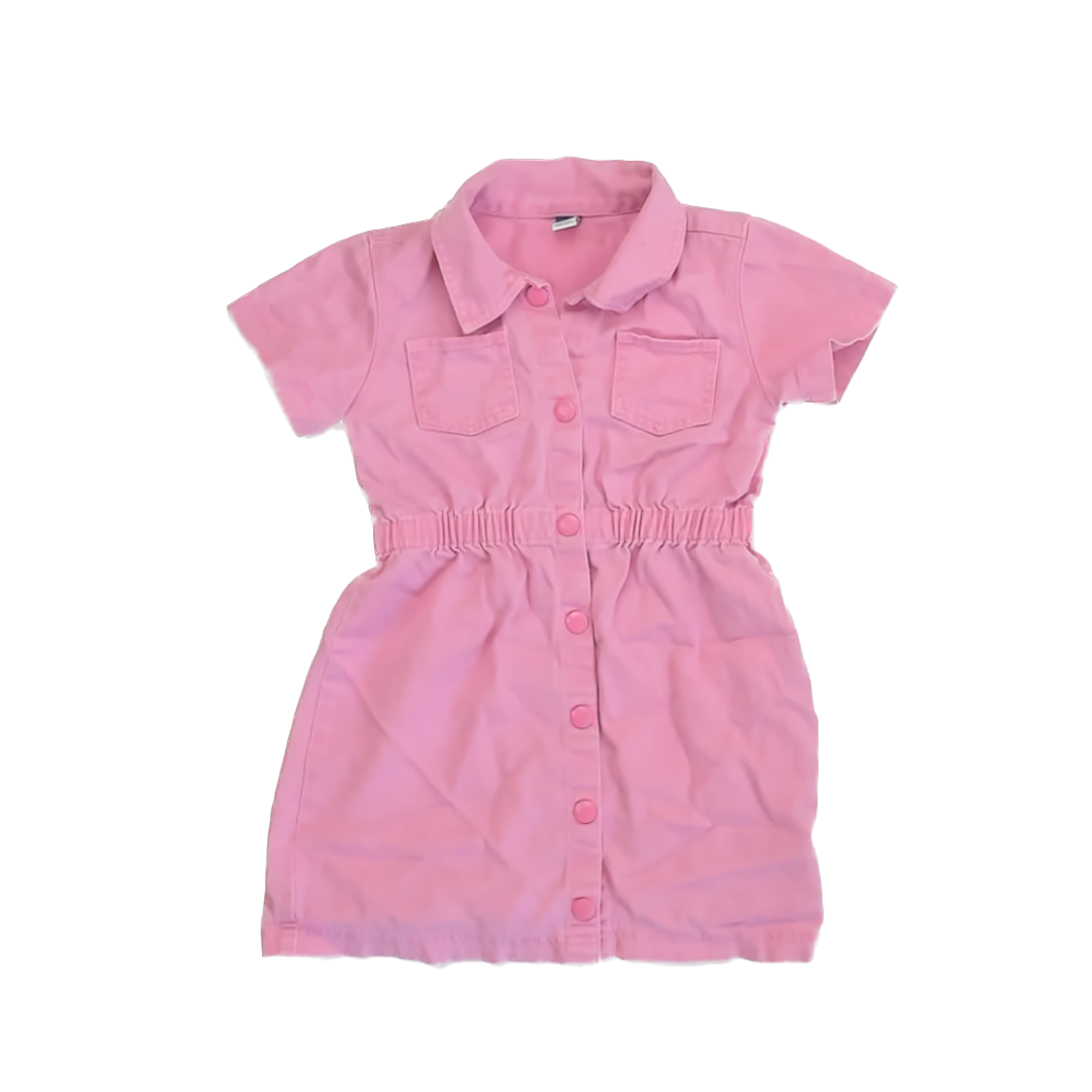 Old Navy Girls Pink Dress Size: 6 Years Pink