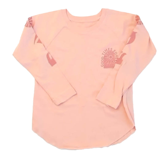 Tiny Whales Girls Pink Long Sleeve T-Shirt Size: 3T Pink