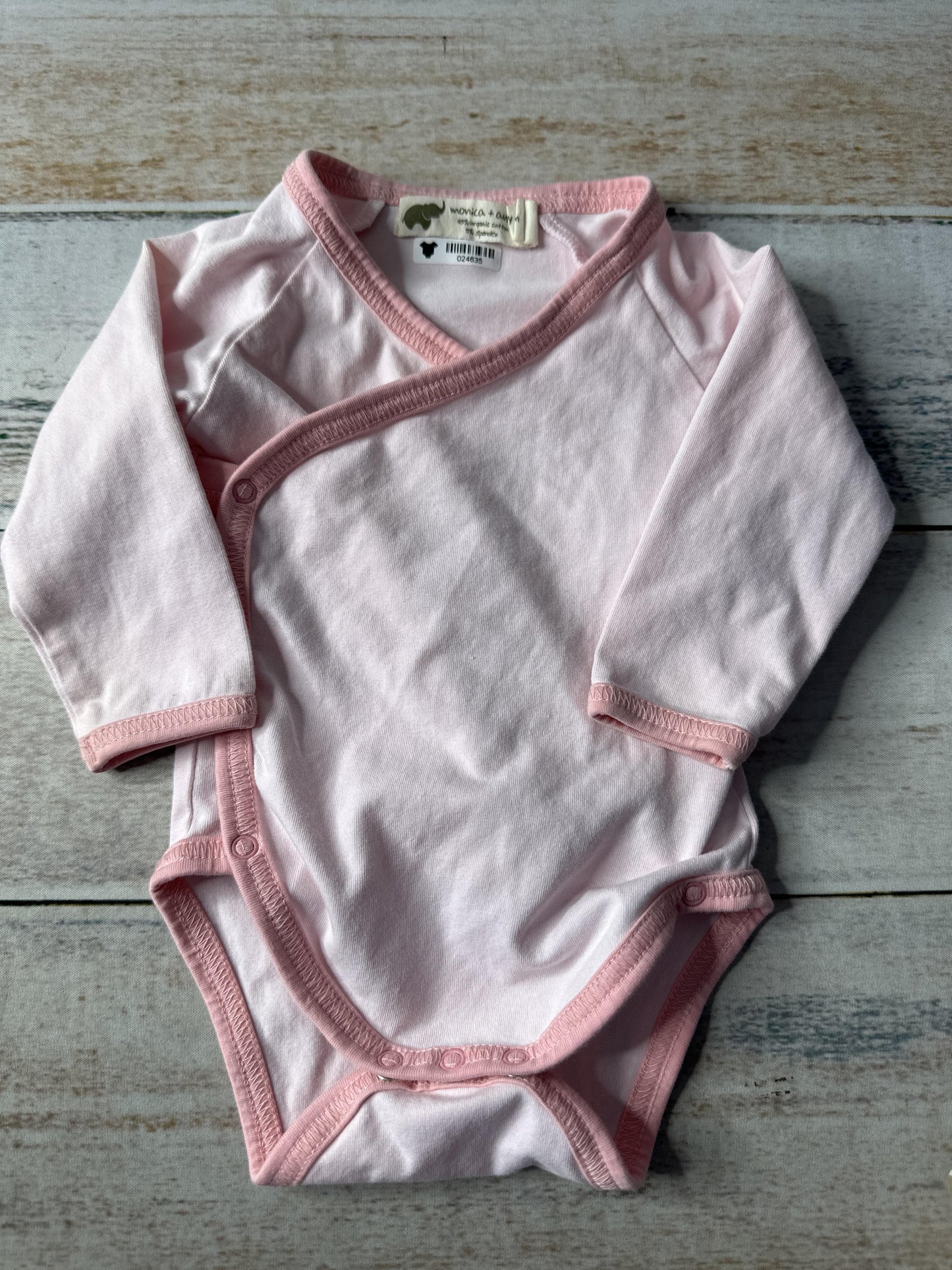 Monica + Andy Girls pink Onesie Size: 3-6 months pink