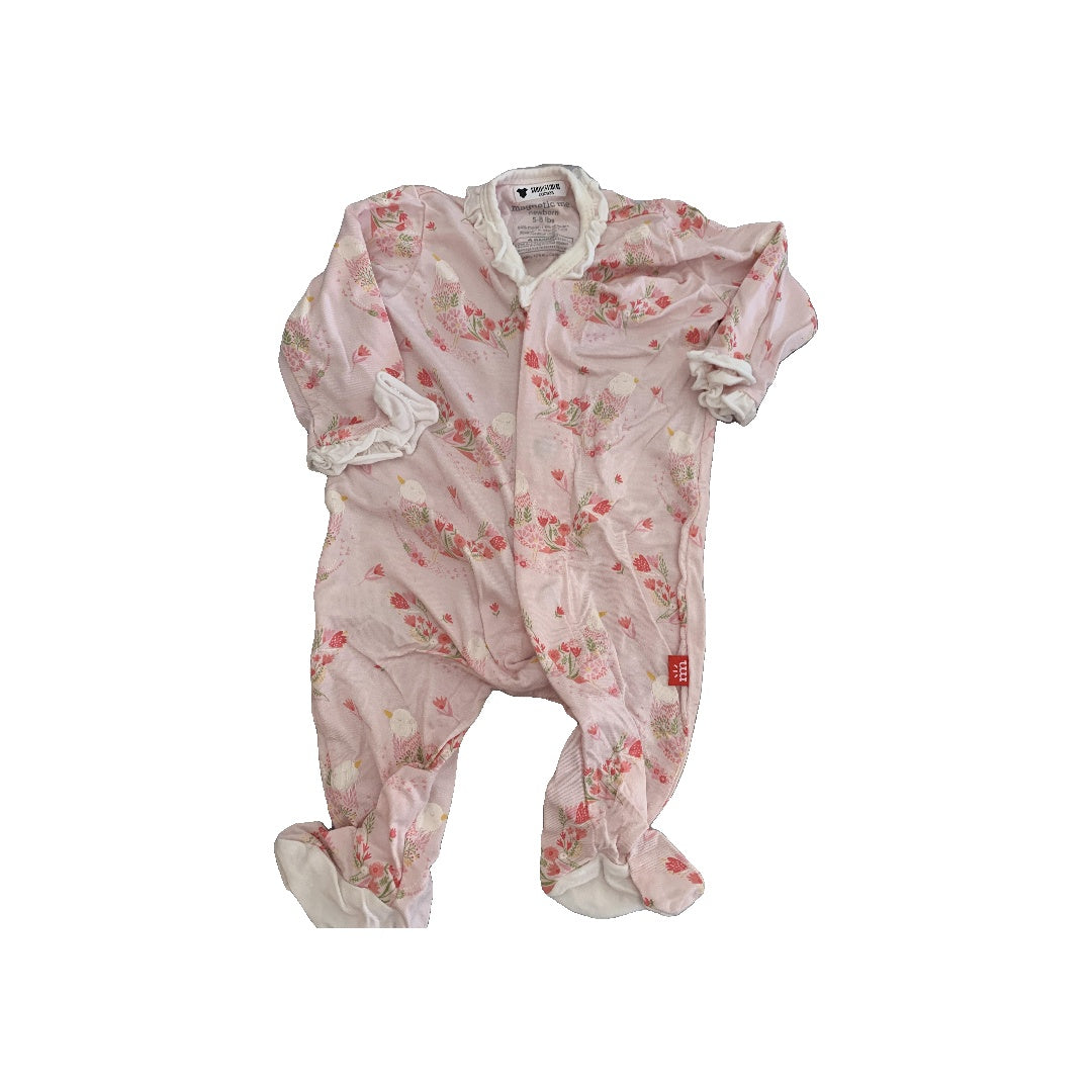 Magnetic Me Girls pink Pajamas Size: Newborn pink