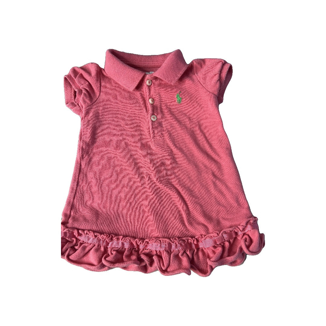 Girls pink Dress Size: 6-9 months pink