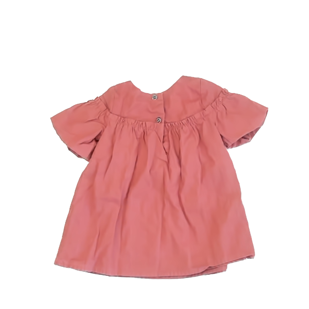 Rachel Zoe Girls Pink Short Sleeve Shirt Size: XS (4) Pink