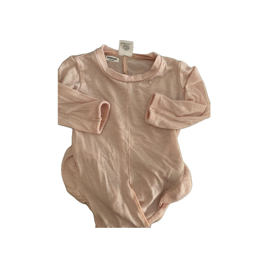 Peasy Girls pink Onesie Size: 3-6 months pink
