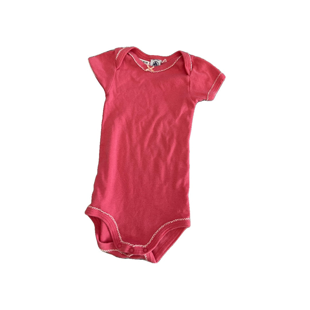 Petit Bateau Girls pink Onesie Size: 12 months pink