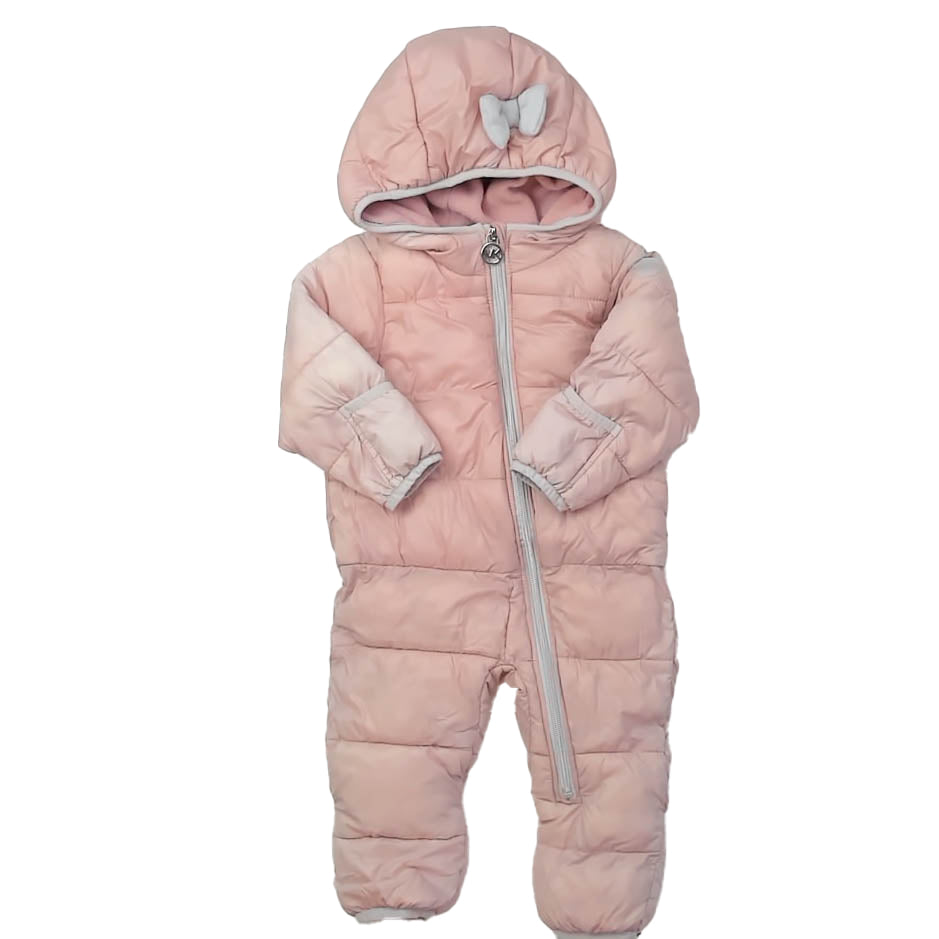 Michale Kors Girls Pink Snowsuit Size: 6-12 Months Pink